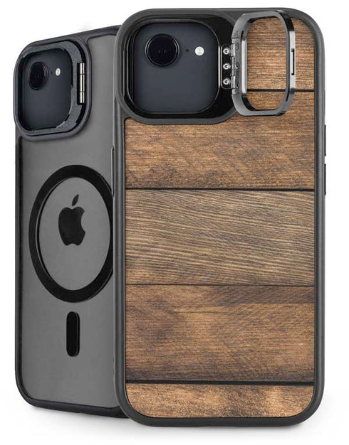 Early American Wood Planks iPhone 16e Kickstand Case