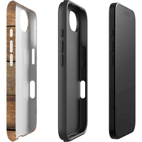 Early American Wood Planks iPhone 16e Impact Case