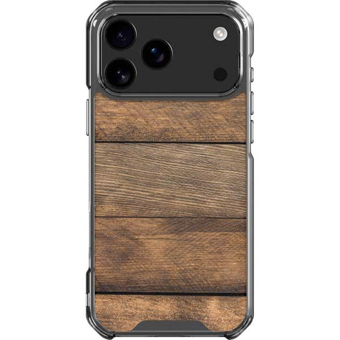 Early American Wood Planks iPhone 18 Pro Max Clear Case