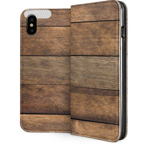 Early American Wood Planks iPhone 8 Folio Case
