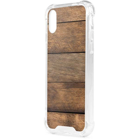 Early American Wood Planks iPhone XS Clear Case