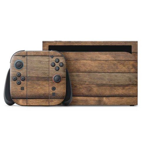 Early American Wood Planks Nintendo Skins
