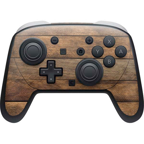 Early American Wood Planks Nintendo Switch 2 (2025) Pro Controller Skin