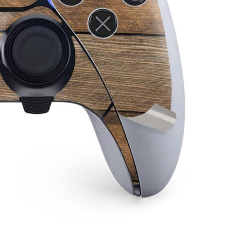 Early American Wood Planks PS5 DualSense Edge Pro Controller Skin