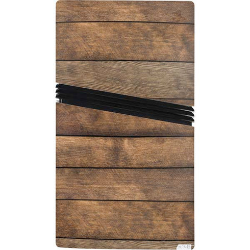 Early American Wood Planks PS5 Pro Console Skin
