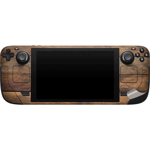 Early American Wood Planks Steam Deck Handheld Gaming Computer Skin