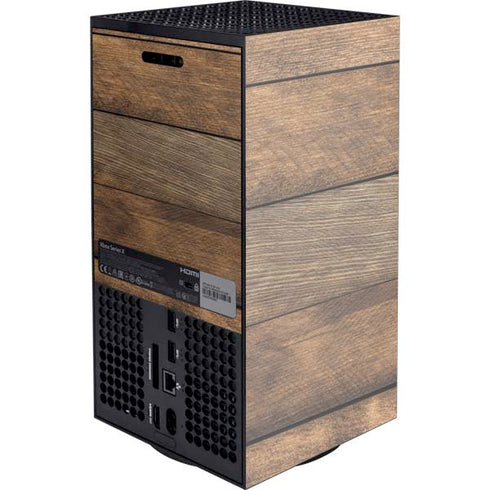 Early American Wood Planks XBox Series X Digital Edition Console Skin