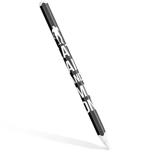 Eat Brains and Zombie On Black Apple Pencil (2nd Gen 2019) Skin