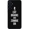 Eat Brains and Zombie On Black Galaxy A35 5G Skin