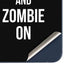 Eat Brains and Zombie On Black Galaxy A36 5G Skin