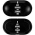Eat Brains and Zombie On Black Galaxy Buds Plus Skin