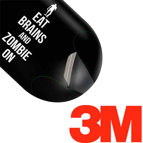 Eat Brains and Zombie On Black Galaxy Buds Skin