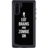 Eat Brains and Zombie On Black Galaxy Cases