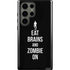 Eat Brains and Zombie On Black Galaxy S23 Ultra Pro Case