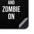 Eat Brains and Zombie On Black Galaxy S24 Plus Skin