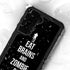 Eat Brains and Zombie On Black Galaxy S24 Plus Waterproof Case