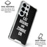Eat Brains and Zombie On Black Galaxy S25 Ultra Clear Case
