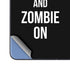Eat Brains and Zombie On Black Galaxy Z Fold5 5G Skin