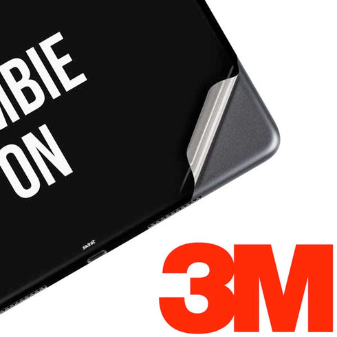 Eat Brains and Zombie On Black iPad Skins