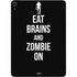 Eat Brains and Zombie On Black Apple iPad Air Skin
