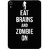 Eat Brains and Zombie On Black Apple iPad Mini Skin