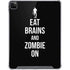 Eat Brains and Zombie On Black iPad Cases