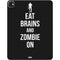 Eat Brains and Zombie On Black iPad Pro 13in M4 (2024) Skin
