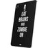 Eat Brains and Zombie On Black iPad Pro 13in M4 (2024) Skin