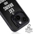 Eat Brains and Zombie On Black iPhone 15 Plus Kickstand Case