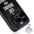 Eat Brains and Zombie On Black iPhone 15 Pro Max Kickstand Case
