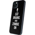 Eat Brains and Zombie On Black iPhone 15 Skin