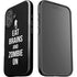 Eat Brains and Zombie On Black iPhone 16 Plus Impact Case