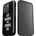 Eat Brains and Zombie On Black iPhone 16 Pro Max Impact Case