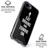 Eat Brains and Zombie On Black iPhone 16e Clear Case