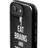 Eat Brains and Zombie On Black iPhone 16e Impact Case