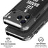 Eat Brains and Zombie On Black iPhone 18 Pro Clear Case