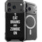 Eat Brains and Zombie On Black iPhone 18 Pro Max MagSafe Case