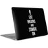 Eat Brains and Zombie On Black Apple MacBook Air Skin