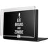 Eat Brains and Zombie On Black MacBook Pro 14in (2021-24) Case plus Skin