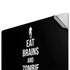 Eat Brains and Zombie On Black Apple MacBook Pro 16-inch Skin