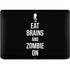 Eat Brains and Zombie On Black Apple MacBook Pro 16-inch Skin
