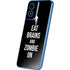 Eat Brains and Zombie On Black Moto G Play 4G (2024) Skin