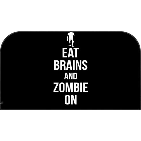 Eat Brains and Zombie On Black Nintendo Switch 2 (2025) with Joy-Con Skin