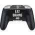 Eat Brains and Zombie On Black Nintendo Switch 2 (2025) Pro Controller Skin