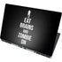 Eat Brains and Zombie On Black Dell Precision Skin