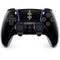 Eat Brains and Zombie On Black PS5 DualSense Edge Pro Controller Skin