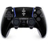 Eat Brains and Zombie On Black PS5 DualSense Edge Pro Controller Skin