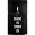 Eat Brains and Zombie On Black PS5 Pro Console Skin