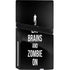 Eat Brains and Zombie On Black PS5 Pro Disk Console Skin