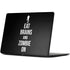 Eat Brains and Zombie On Black Surface Laptop 7 13.8in Skin